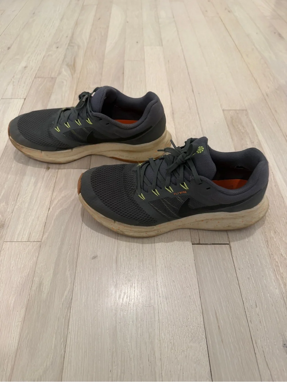 Nike Run Swift 3 Men's Road Running Shoes Iron Grey/Total Orange/Black Size 10